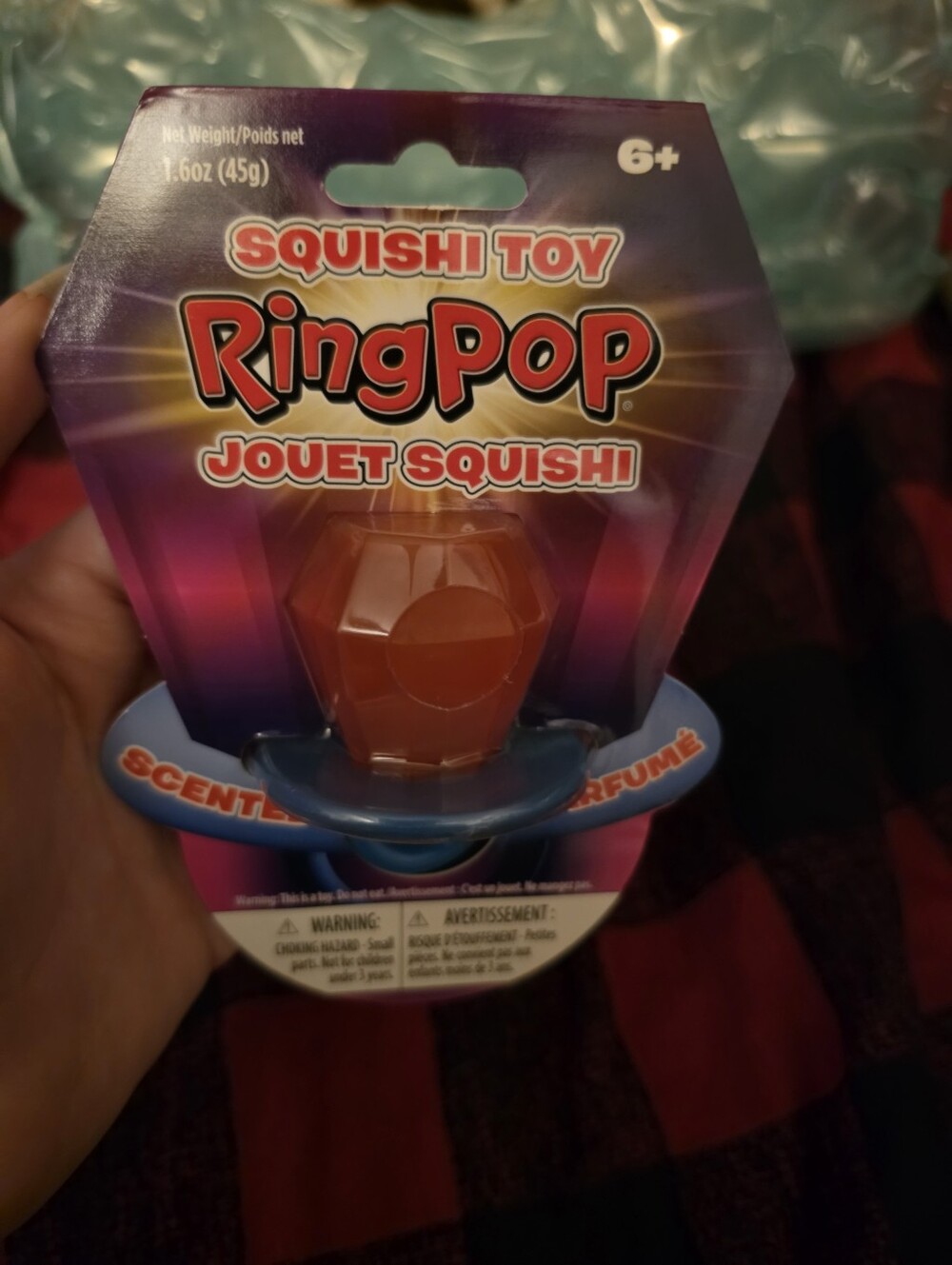 Ring Pop Squishy Fidget Toy